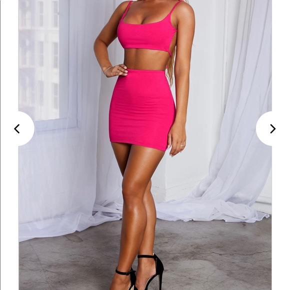 Top and Skirt Set Hot Pink BabyBoo Fashion - Picture 6 of 11